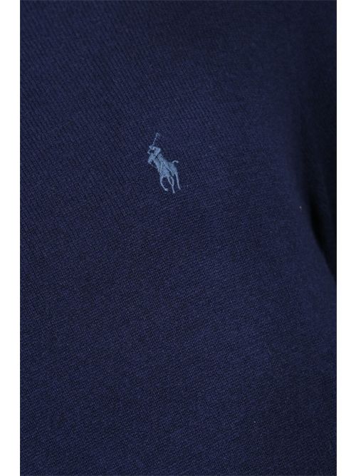 Maglia in lana con logo Blue POLO RALPH LAUREN | 710974148001